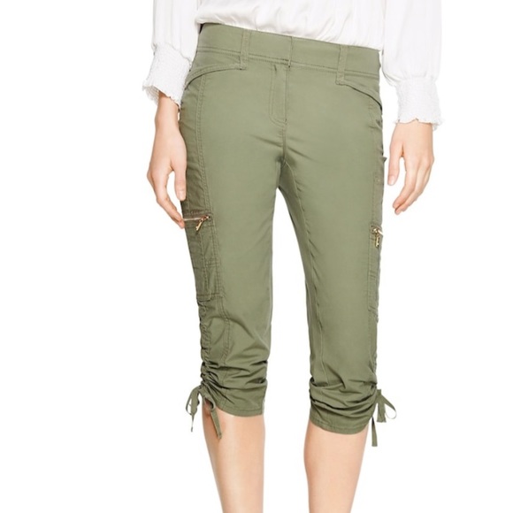 White House Black Market Pants - WHBM Cargo Capris Size 12